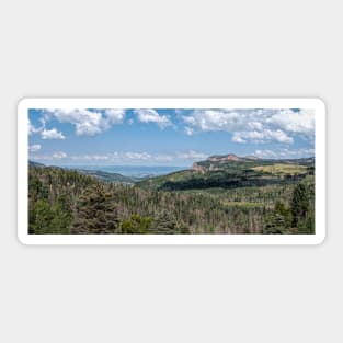 San Juan Mountain Range New Mexico by Debra Martz Sticker